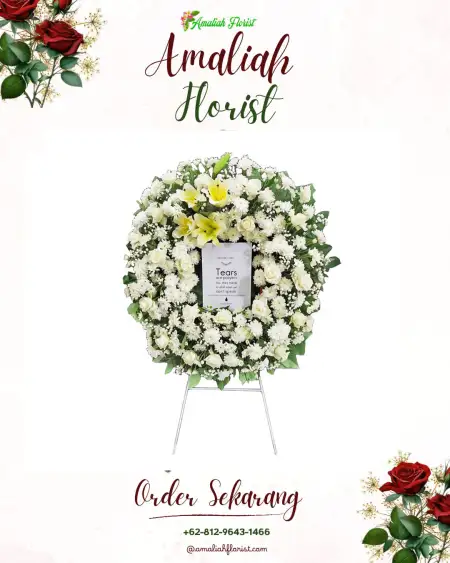 Krans Bunga Duka Gandul Cinere