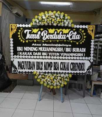Papan Bunga di Gandul Cinere